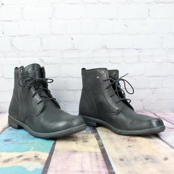 LL BEAN Leather Ankle Boots Booties Size 10 M - Picture 3 of 9